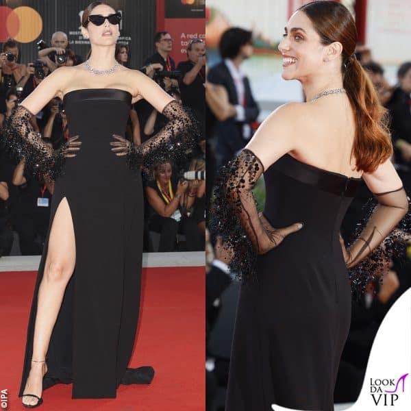 outfit Fendi e gioielli Bulgari per Miriam Leone 