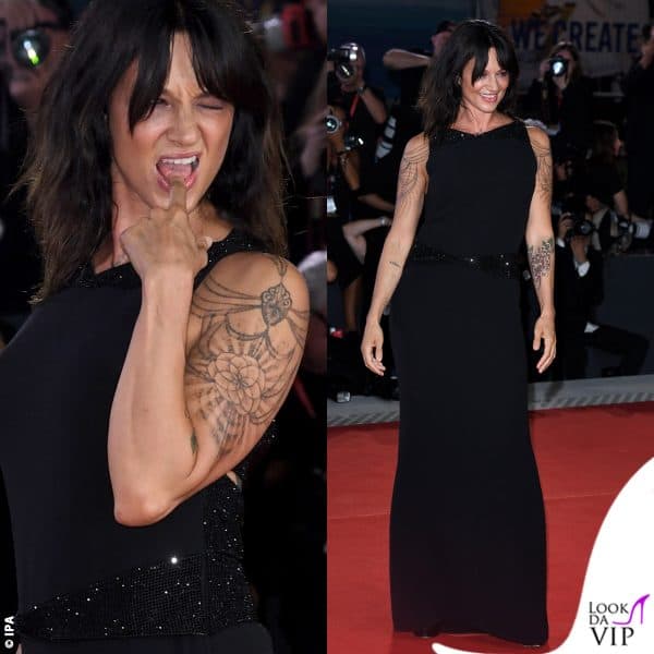 Asia Argento in Giorgio Armani 