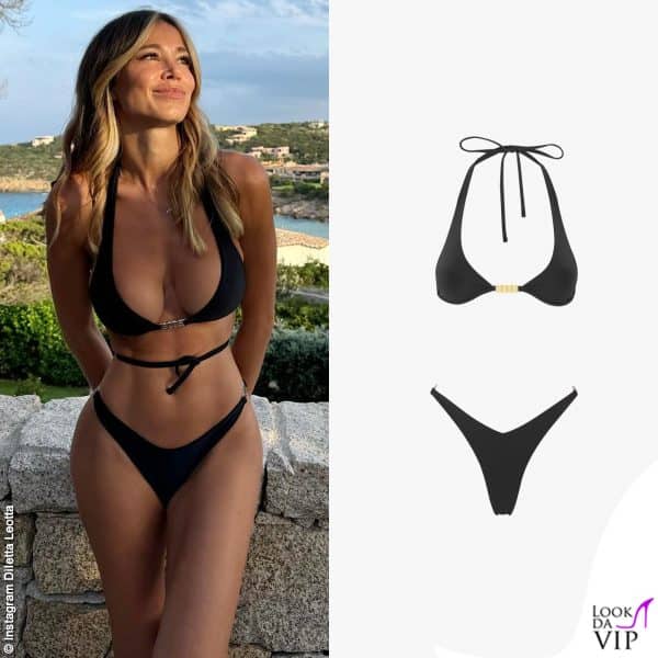 Lo stesso bikini GCDS, stavolta nero