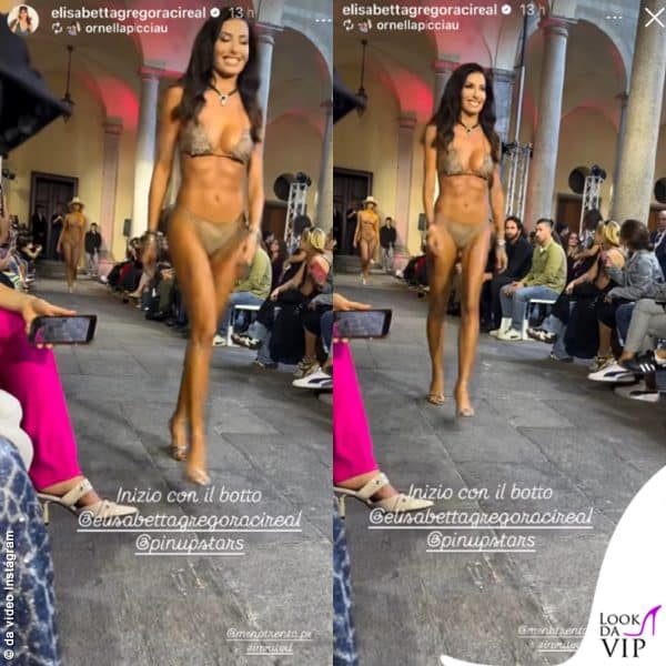 Elisabetta torna in passerella con un altro bikini 