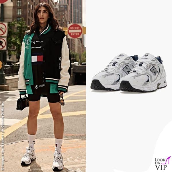 Giulia Salemi in viaggio a New York sceglie la comodità delle sneakers New Balance