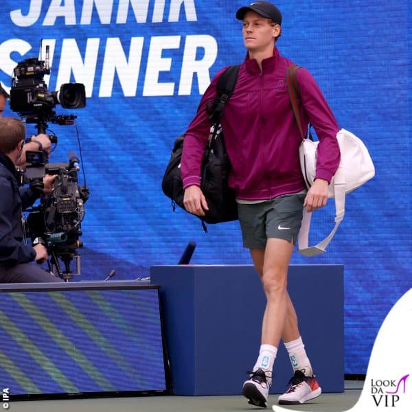 Jannik Sinner scende in campo per la finale maschile agli US Open