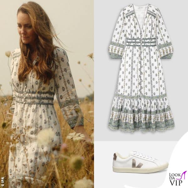 abito Veronica Beard, sneakers Veja 