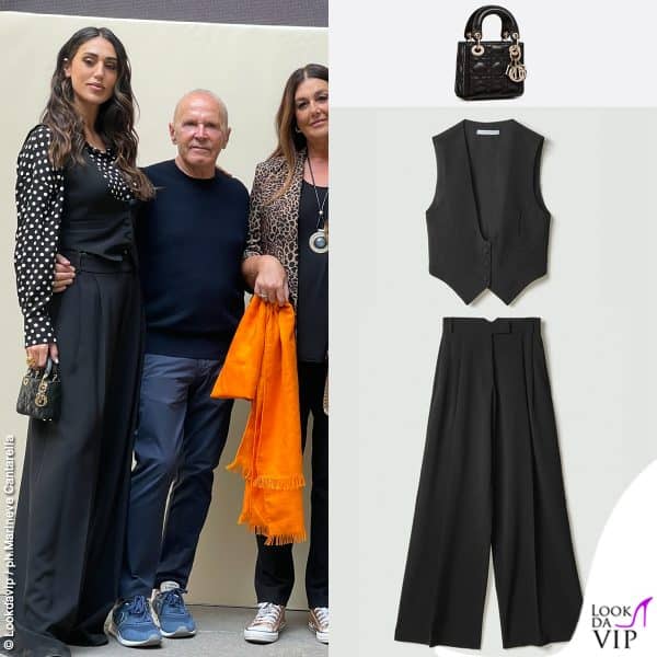 outfit Mar de Margaritas, borsa Dior 