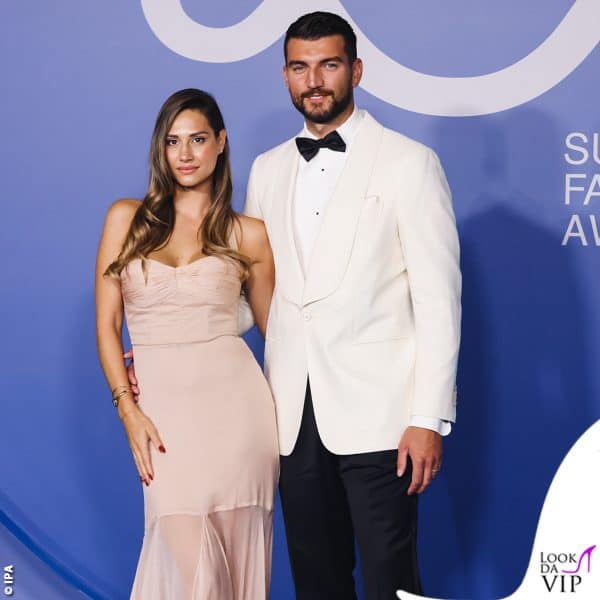 Beatrice Valli e Marco Fantini in love ai CNMI Sustainable Fashion Awards