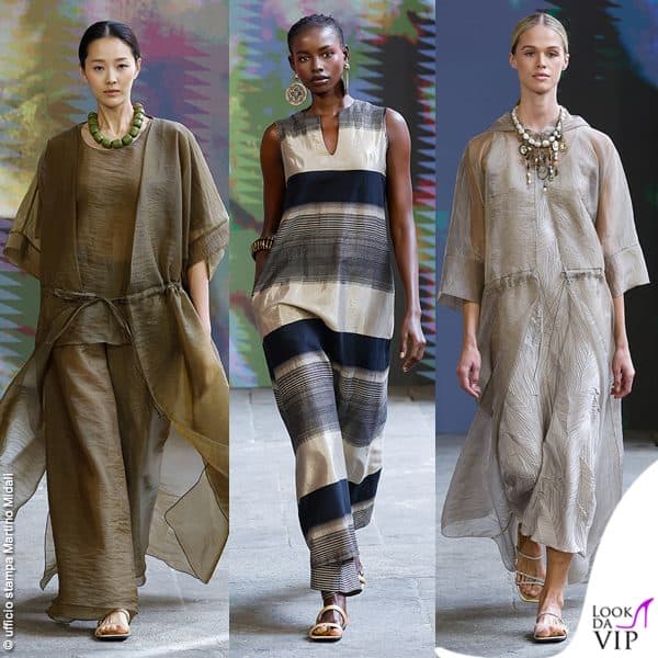 Alcuni outfit della collezione SS25 Martino Midali