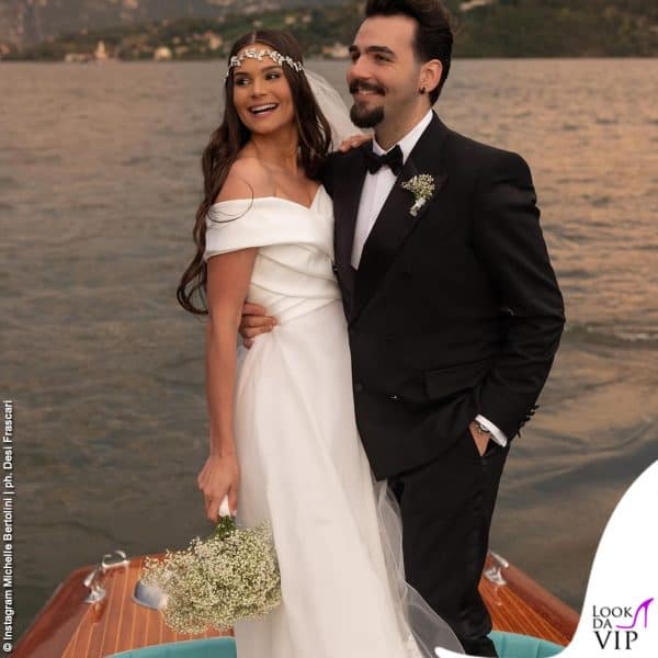 Michelle Bertolini e Ignazio Boschetto si sono sposati sul lago di Como
