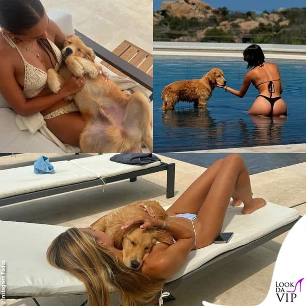 Silvio coccolato da diverse donne nella villa in Sardegna presa in affitto dal rapper per l'estate 