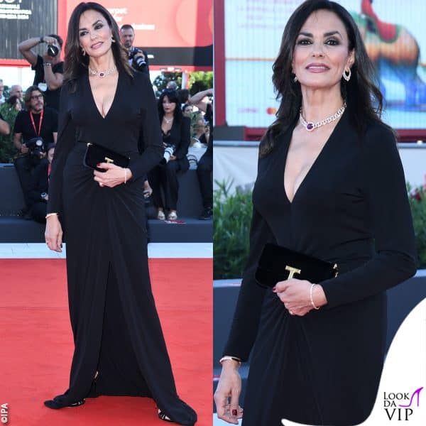 abito Tom Ford e gioielli Leo Pizzo per Maria Grazia Cucinotta 
