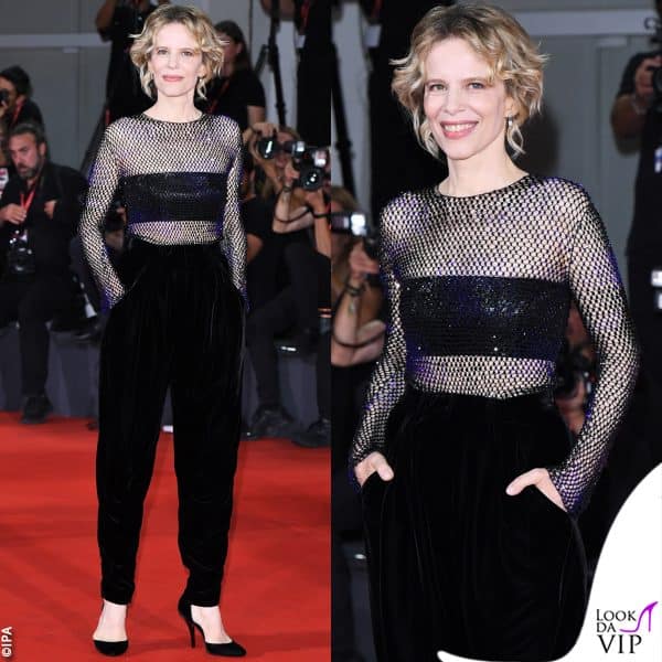 Sonia Bergamasco in Giorgio Armani