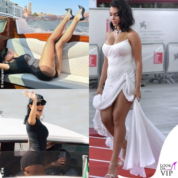 I look di georgina Rodriguez a venezia 81
