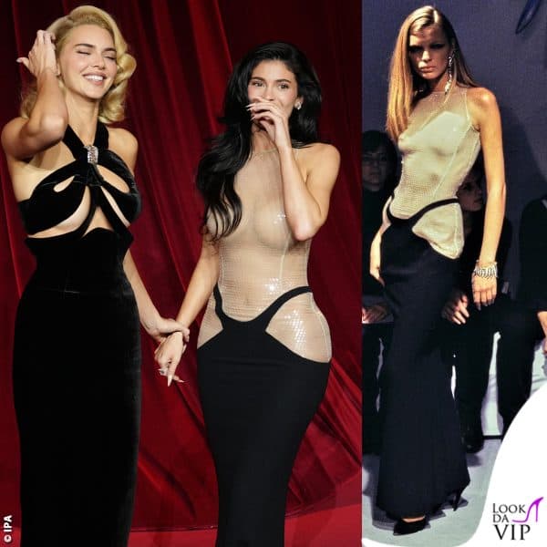 Kylie Jenner ha scelto un abito vintage Mugler Couture SS98 