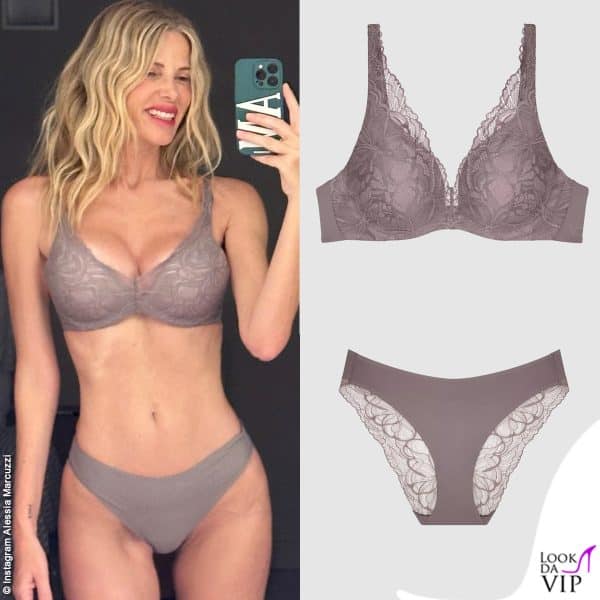 Alessia Marcuzzi sceglie l'intimo Triumph