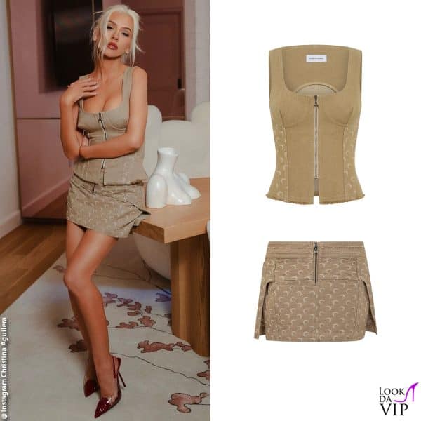 outfit Marine Serre 
