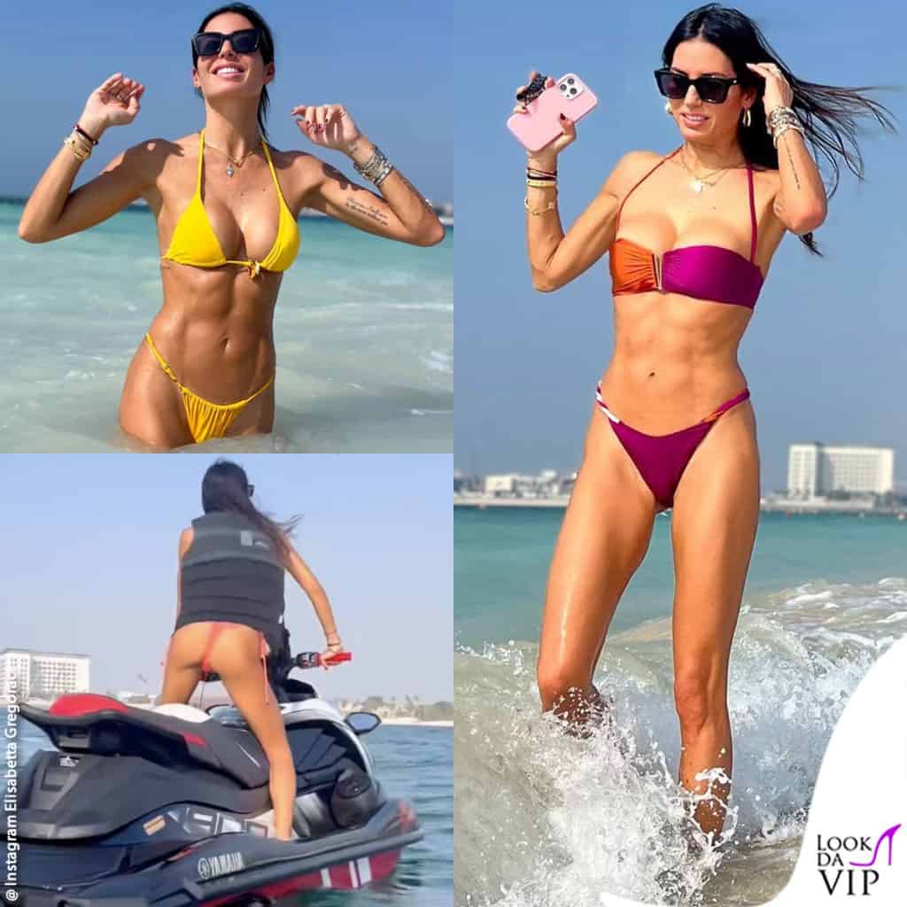 Elisabetta Gregoraci in vacanza a Dubai con il figlio Nathan Falco Briatore
