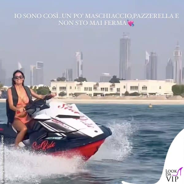 sulla moto d'acqua 