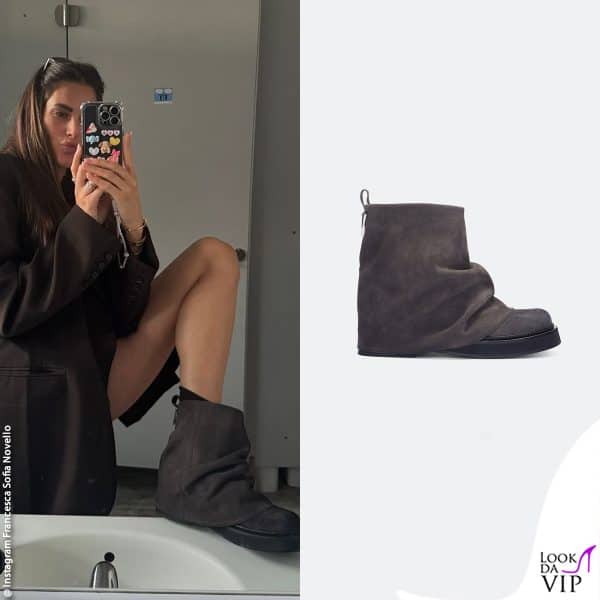 Sofia si è poi mostrata con gli stivali flat The Attico: quali scarpe avrà scelto per la cena? 