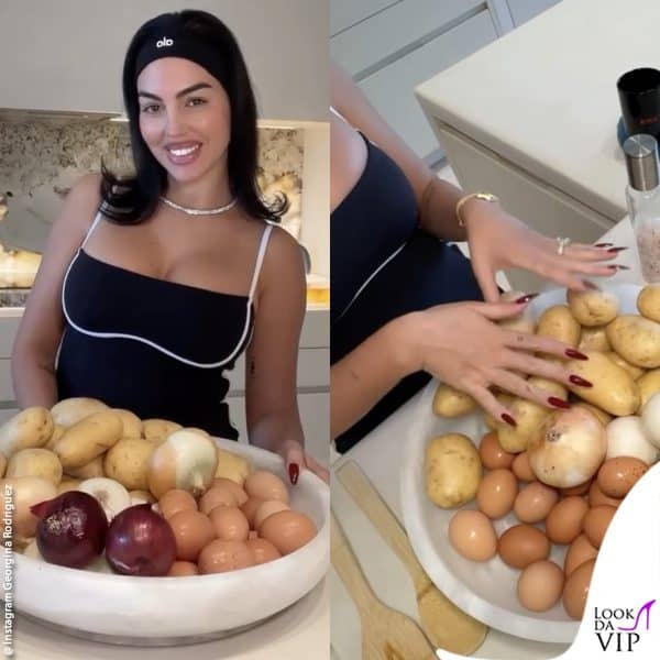 gli ingredienti per la "tortilla de patatas"