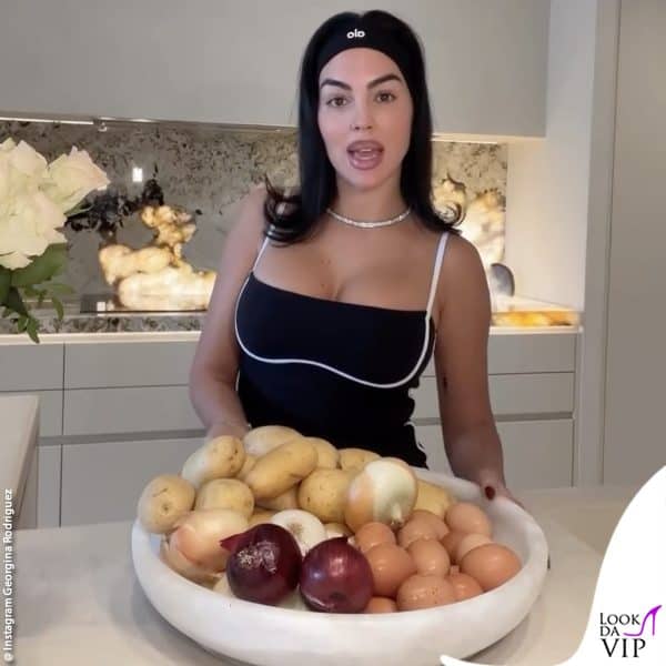 Georgina Rodriguez è pronta per cucinare