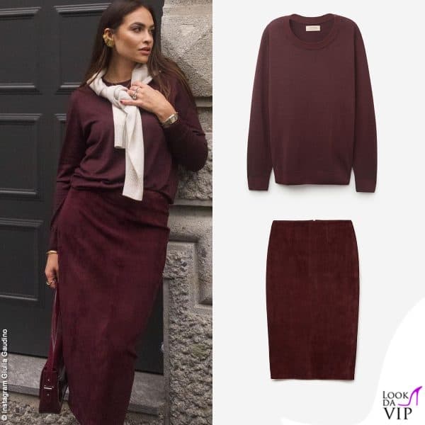 Giulia Gaudino punta su un total look Falconeri