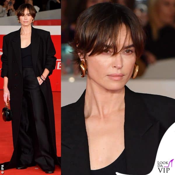 Kasia Smutniak ha sfoggiato il taglio corto alla Festa del Cinema di Roma (outfit Gucci) 