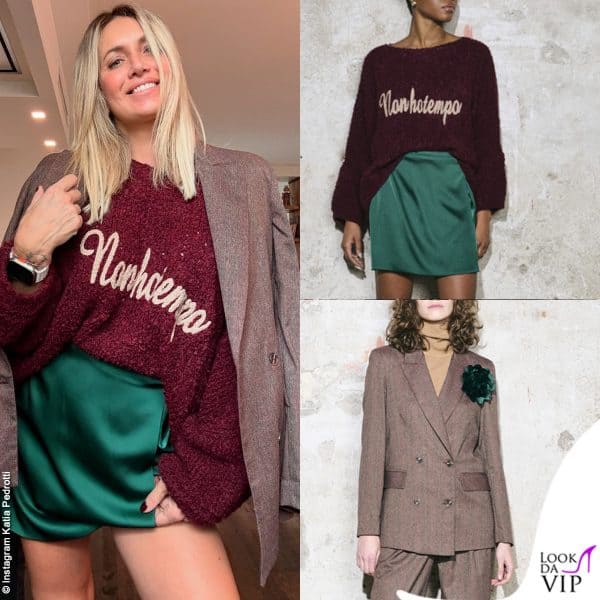 Katia Pedrotti indossa un total look h2o