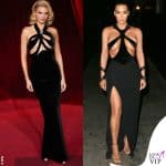 Kendall Jenner abito Schiaparelli Kim Kardashian vestito Mugler SS98