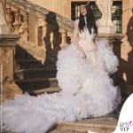 Mariacarla Boscono abito da sposa Dolce e Gabbana nozze Claudio Stecchi