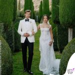 I look di millie bobby brown per il matrimonio in Italia con Jake bongiovi