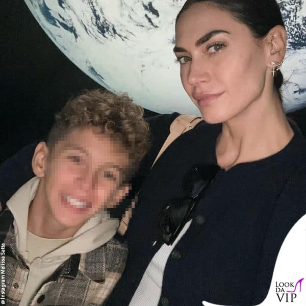 Melissa con il figlio Maddox nella capitale degli Stati Uniti 