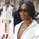 Naomi Campbell capelli corti PFW sfilata Chanel