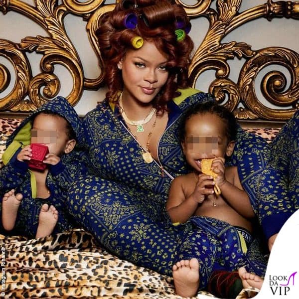 Rihanna figli tuta Savage x Fenty