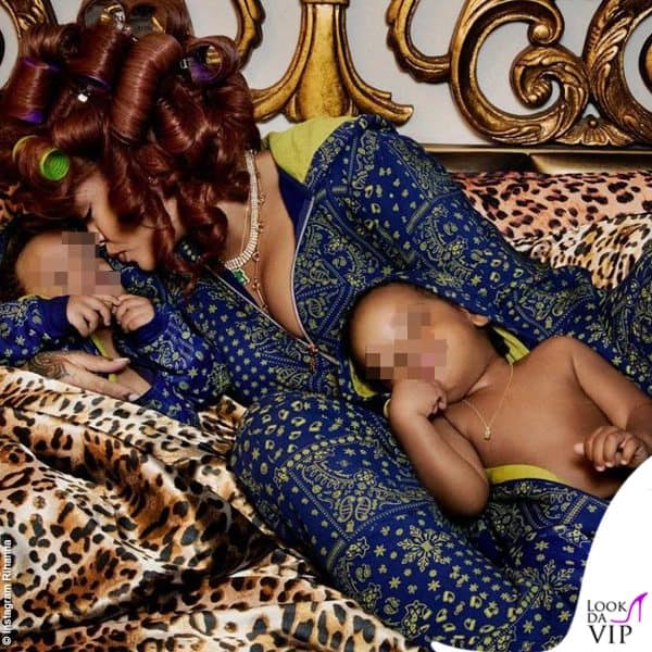 Rihanna è mamma di  RZA Asthelston Mayers e Riot Rose Mayers, i figli che ha avuto da Asap Rocky