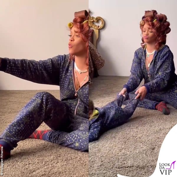 Rihanna è bellissima anche in versione casalinga