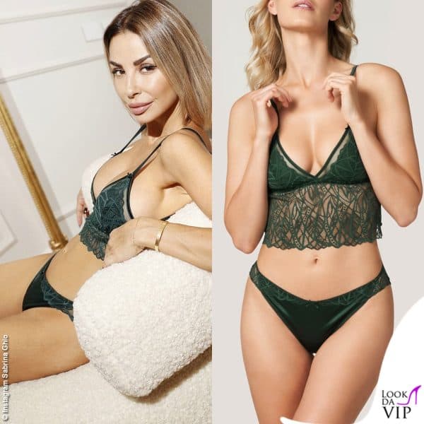 Sabrina Ghio indossa intimo Goldenpoint