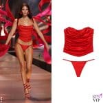 Sfilata Victorias Secret Vittoria Ceretti completo top perizoma
