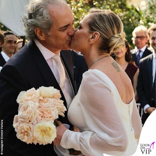 Simona Ventura e Giovanni Terzi il giorno delle nozze
