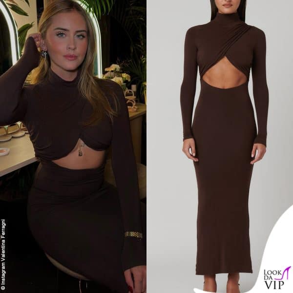 Valentina Ferragni indossa un abito Bayse