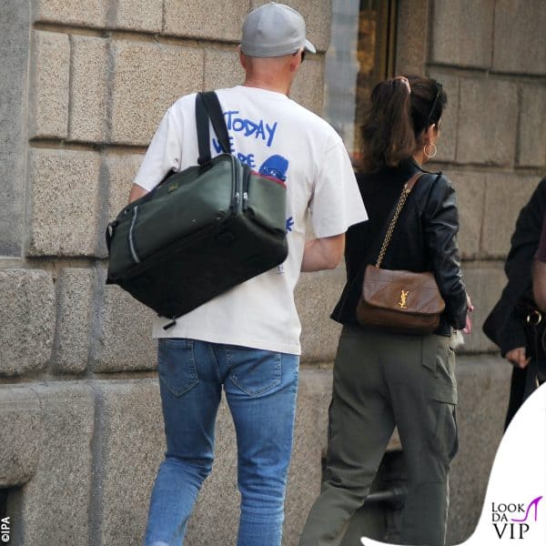 borsone sulle spalle per Zizou, borsa Saint Laurent per Veronique