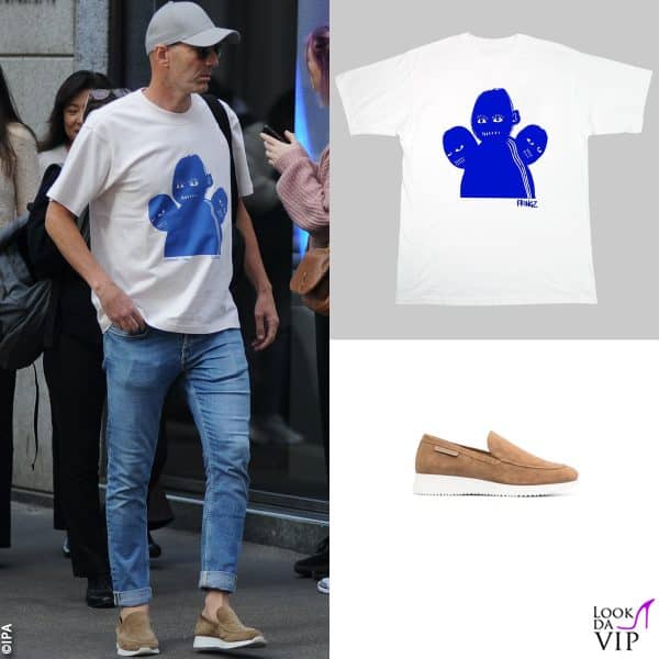 t-shirt Fringz x Adidas France, mocassini Gianvito Rossi 