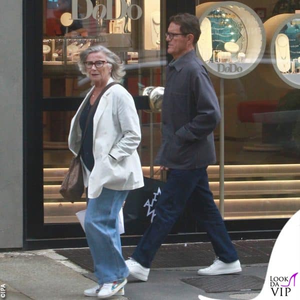 Fabio Capello e la moglie 