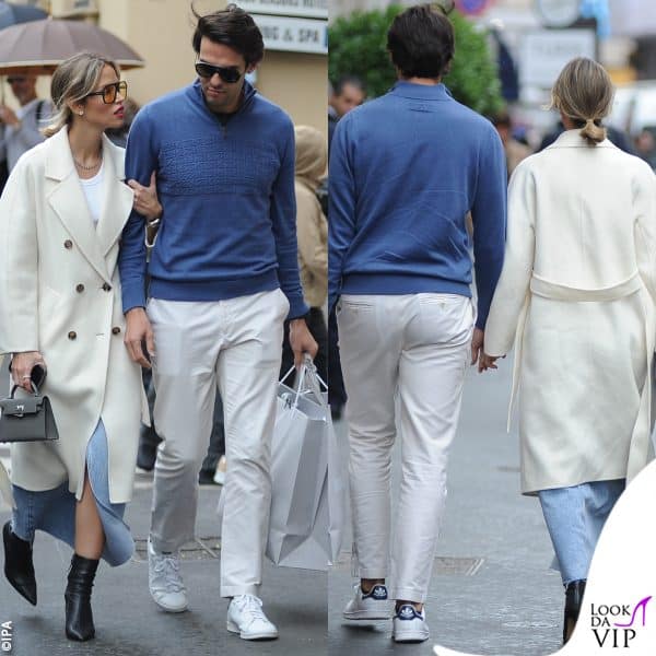 Kakà e Carolina Dias hanno fatto shopping da Armani 