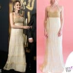 Angelina Jolie in The Kit Vintage sul red carpet con il figlio Knox