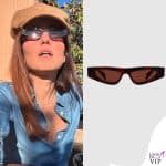 Caterina Balivo occhiali da sole Gucci