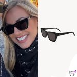 Federica Panicucci occhiali da sole Saint Laurent