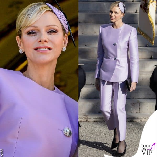 Charlene di Monaco in Louis Vuitton 