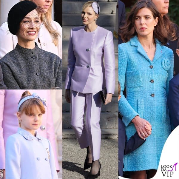 I look delle reali alla Festa del Principato di Monaco