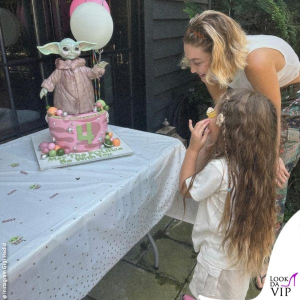 Gigi con la figlia Khai