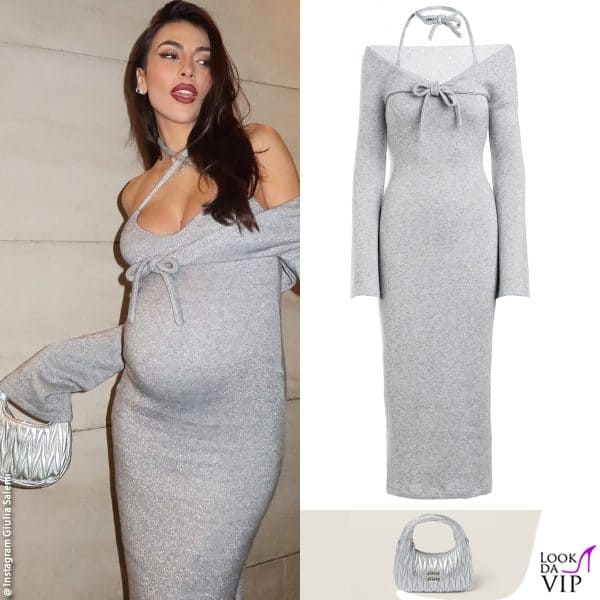 abito Les files d'Eva, borsa Miu Miu 