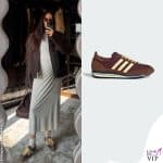 Giulia Valentina premaman look Marni scarpe Adidas